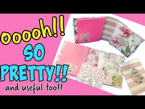 EASY JOURNAL/NOTEBOOK DIY!! amazingly simple TUTORIAL