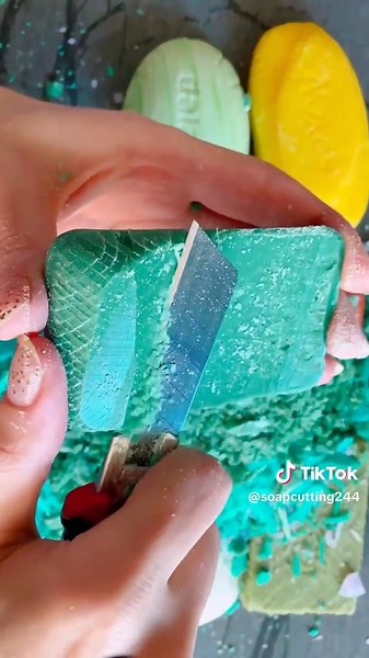 Soap Cutting Asmr on TikTok