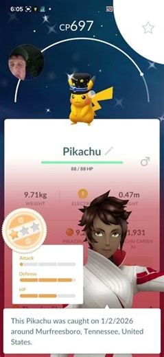 Shiny Pikachu ✨️ Number 3