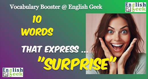 13K views · 204 reactions | Other Words for Surprise! 10 Words that...