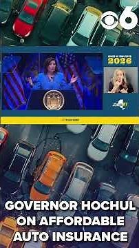 Governor Kathy Hochul on affordable auto insurance rates