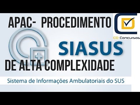 SUS - Sistema de Informação de Saúde: APAC