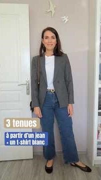 3 outfits with jeans https://fnty.co/c/r-QRpMuSeX + a white t-shirt