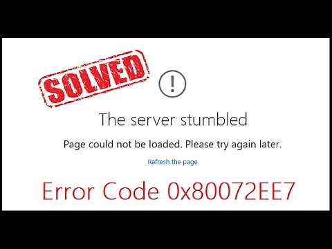 [Solved] Microsoft Store Error Code 0x80072EE7 | The Server Stumbled | Windows 10 | 2025