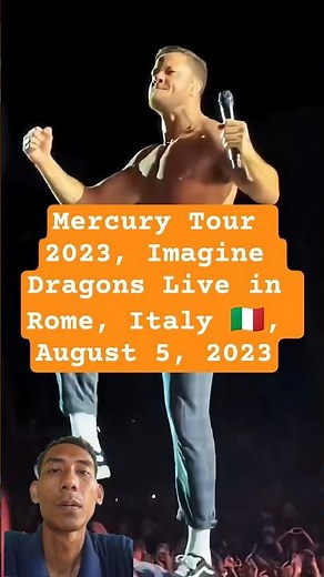 Mercury Tour 2023, Imagine Dragons Live in Rome, Italy 🇮🇹, August 5, 2023