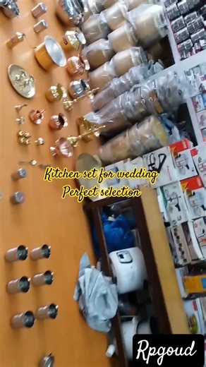 kitchen set for wedding #cooking #steelvessel#bridalkitchenkit