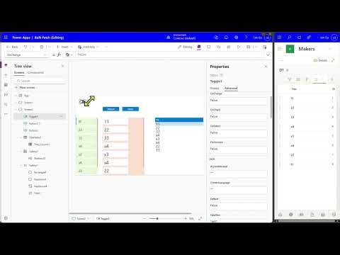 Canvas PowerApps: Bulk Patch with ForAll and Filter