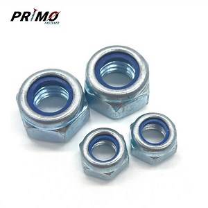 [Hot Item] Stainless Steel DIN 982 M10*1.5 Nylock Nut Galvanized Zinc Plated Hexagon Lock Nut
