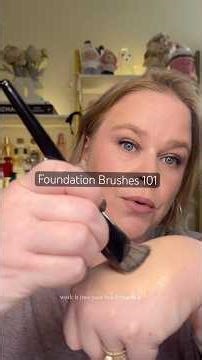 Foundation Brush 101. #makeupbrushes #makeuptips #foundationbrush #foundationhack #makeuptutorial