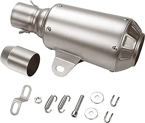 Universal 38mm 51mm Stainless Steel Exhaust Muffler Slip on Dirt Street Bike Motorcycle Scooter