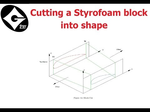 GrblGru: Cutting a Styrofoam block into shape