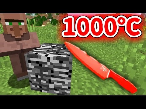 【MOD紹介】1000℃に熱した包丁で岩盤を切ってみた！【マインクラフト】