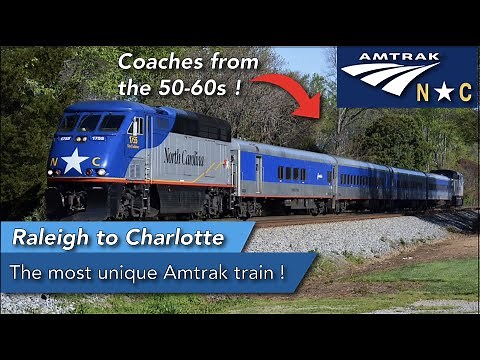 Amtrak Piedmont service - Across North Carolina with Amtrak's most unique train