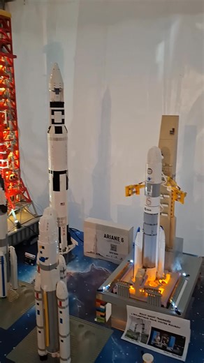 3.9K views · 61 reactions | Derniere expo de l'annee le week end dernier. Petit stand avec 3 pas de tirs dont le prototype du projet Lego Ideas qui a atteint les 10K votes et qui attend la reponse de Lego. | Lego Rocket Collection | Facebook