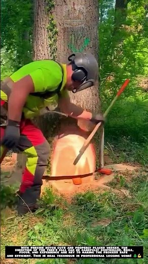 Precision Tree Felling with Wedges!