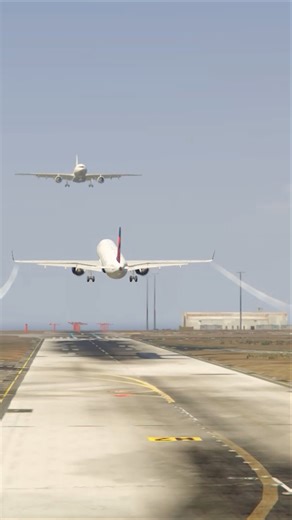 Takeoff Turns Shocking When Another Plane Appears