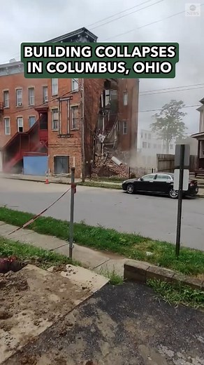 136K views · 1.3K reactions | "There it is!" No injuries were reported when a building in Columbus, Ohio, partially collapsed. The building will be demolished immediately, according to officials. https://abcn.ws/3uZPA8Y | ABC News | Facebook