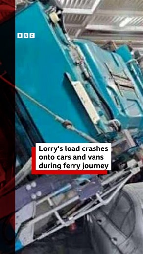 248K views · 994 reactions | Cars and vans were badly damaged when a lorry shed its load on a ferry as it crossed the Pentland Firth. More on this story ➡️ bbc.in/49i2G6l | BBC Scotland News | Facebook