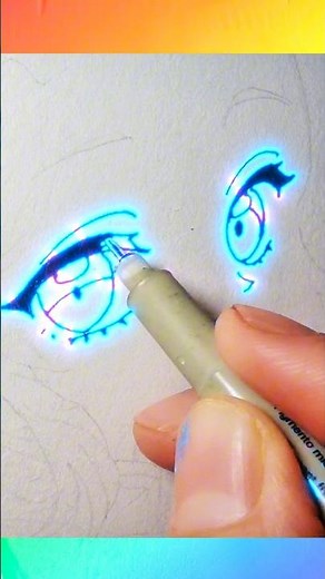 Draw Shinobu'Eyes PERFECTLY in 6l40 Seconds 🦋 Demon Slayer Tutorial Pen