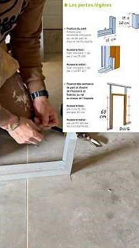 Comment poser un cadre de porte en respectant les normes DTU et préconisations des industriels