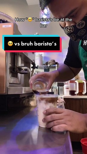 🥺 vs bruh barista’s // #fyp #starbucks #starbuckspartner #baristalife #bruhgirl #oahu #hawaii