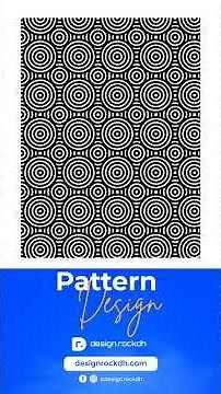 "Create AMAZING Concentric Circle Patterns in MINUTES | #illustratortutorial"