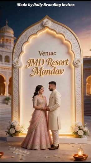 Save The Date 3D AI Invitation Video | Digital Wedding Invite | Modern & Affordable