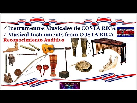 🇨🇷 Instrumentos Musicales de COSTA RICA | Musical Instruments from COSTA RICA.