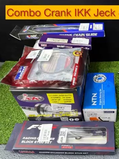 COMBO IKK LC4S AUTO 4.65 CRANKSHAFT ✅ BOLE WALK IN KEDAI BELI / WELCOME TO WALK IN COMBO ITEMS: -IKK Crankshaft Jack Up 4.65mm rod 102L (ST2) KOTAK UNGU -Timing Chain 98L UMA / XP / IKK -Block Spacer Alloy 7mm -Timing Chain Guard Extra Long untuk JackRod IKK / NLK -TAIKOM / NLK / FRC Block Stud 6pcs Extra Long -Bering One Set C3 SKF / NTN ( 6 biji utk LC4s auto, clutch ,5s) Motor Kemuning No 3/5/7, Jalan G25/G, Batu 8 Jalan Bukit Kemuning, 40400 Shah Alam Selangor 012-233 6277 - CALL OR WHATSAPP