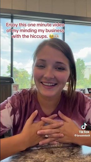 Young TikTok lady with loud and sharp hiccups!