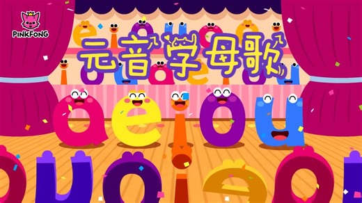 电子教具｜元音字母歌｜The Vowel Family｜英语启蒙｜儿童英语｜少儿英语｜元音启蒙｜发音启蒙｜英文儿歌｜英语儿歌｜英语课