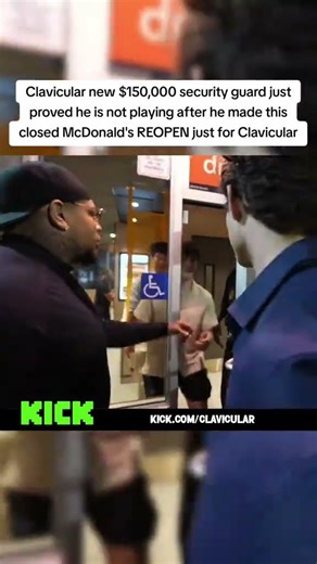 Clavs new 150K security proved he is not playing after he made this closed McDonald's REOPEN