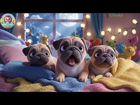 The Pups at the House Go Yawn Yawn Yawn | Cute Animal Nursery Rhymes for Kids | Baby
