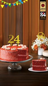 It's a cake celebration like no other! Indulge in our legendary Red Velvet cake – buy 1 slice get another slice FREE as we celebrate 24 years of #JavaLove #24yearsOfMemories ​ #JavaAt24 | Java House
