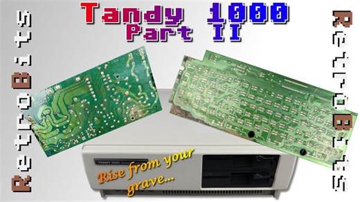 Restoring a Tandy 1000 computer #SepTandy #SepTandy2022