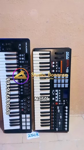 Affordable UK Used Midi Keyboards👇 Dm, Whatsapp or Call 📞09064926464 to place an Order 🚛 Note: These are midi Keyboards mostly for music production they are not regular piano 🙏 Prices👇 Oxygen 49 - ₦250K Akai mpk49 - ₦250k All midis are professionally tested and are in good condition. We remain the Bonanza Masters 💯 You Order, We deliver, No Story✅ #music #piano #music #midikeyboard #viral #nigeria #musiclife #musicproduction #fyp #abuja #lagos #benin #portharcourt #afrobeats | studiobonanz