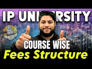 IP university Course wise fee structure💥IPU CET Admission 2024 Complete details✅