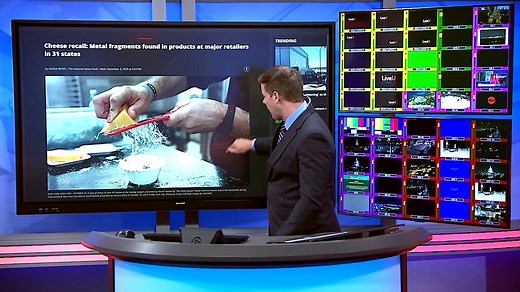 There is a huge recall of shredded cheese going on. The cheese may contain fragments of metal! For more details: https://wjla.com/news/nation-world/cheese-recall-metal-fragments-found-in-products-at-major-retailers-in-31-states-fda-shredded-cheese-great-lakes-cheese-co-walmart-publix-aldi-class-ii-notice | Tom Roussey ABC7 Reporter