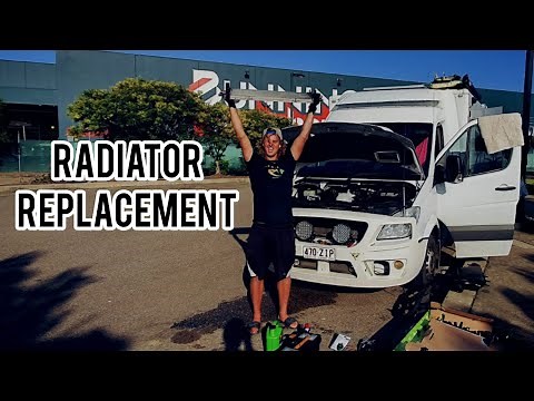 Mercedes Sprinter 519 OM642 - Radiator Replacement
