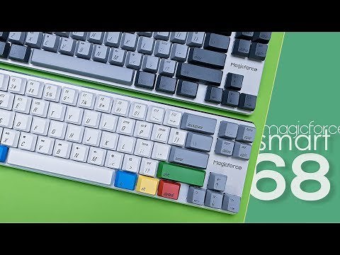 Magicforce Smart 68 Mini Mechanical Keyboard Review - Magicforce Smart 1 VS Smart 2