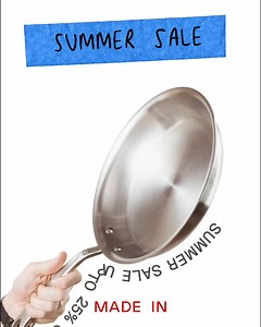 175K views | Our Summer Sale is on—save up to 25% on professional-quality cookware used in 2,000+ restaurants, built to perform and crafted to last a lifetime. | Made In Cookware | Facebook