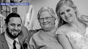 Bride, groom surprise grandmother at hospital