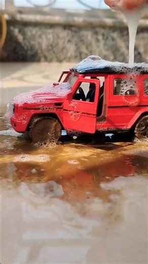 Car mud washing after off-road 💦💧| Mercedes Benz G-Wagon | Diecast scale model cars drift कार धुलाई