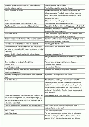 Utah DMV Permit Test Flashcards video