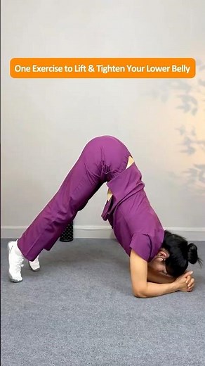 One Simple Home Exercise to Fix a Sagging Lower Belly and Pull It Back In