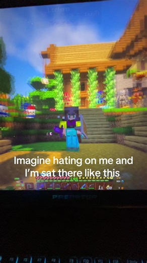 Currently back in that Minecraft era, yes it’s modded, yes all my tools have mending, yes a lot of my builds where using geminitay tutorials 😹 #minecraft #geminitay #moddedminecraft