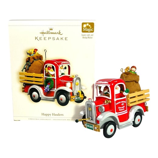 Hallmark Happy Haulers 2006 Keepsake Ornament Red Truck Magic Box - Etsy