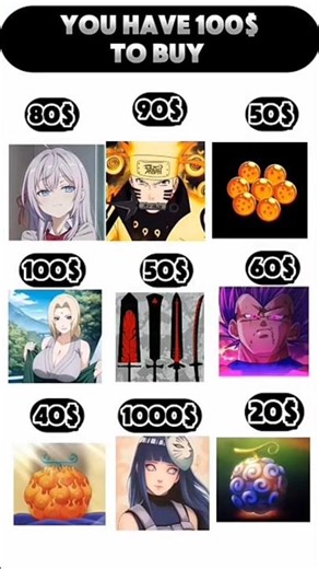 “$100 ANIME Shopping Spree! (Naruto, Goku & Vegeta Haul 💸)”