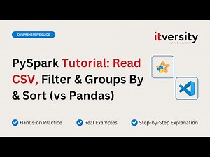 PySpark Tutorial: Read CSV, Filter, Group By & Sort (vs Pandas)
