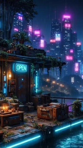 🌃 Lofi hip hop vibe and ambience for chillin 💧